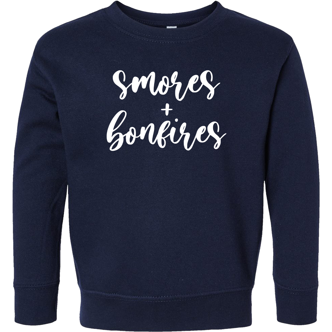 S'mores and Bonfires Toddler Crew Neck Sweatshirt