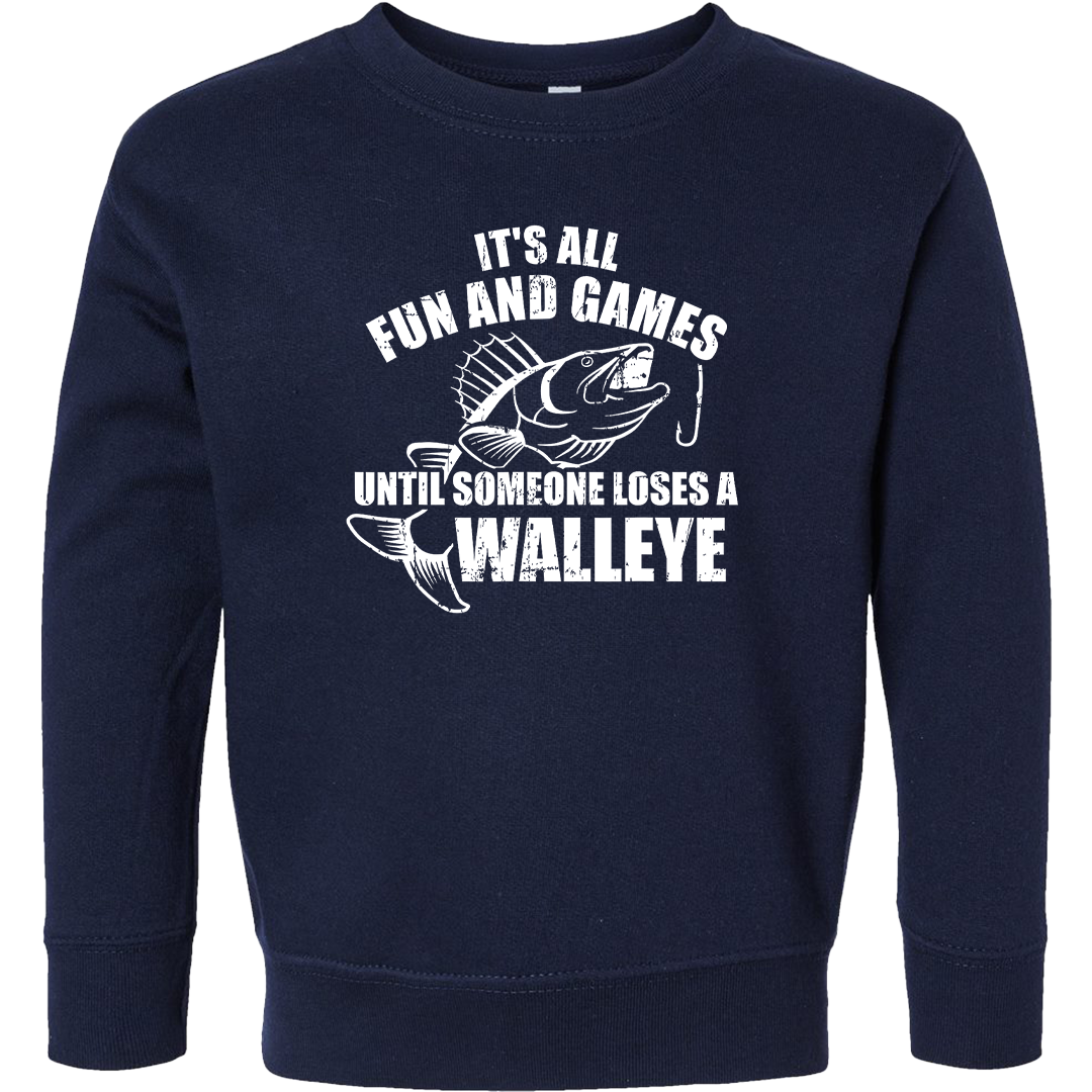 Walleye Games Toddler Crew Neck Sweatshirt