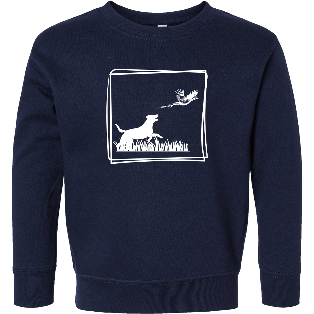 Pheasant Flush Toddler Crew Neck Sweatshirt