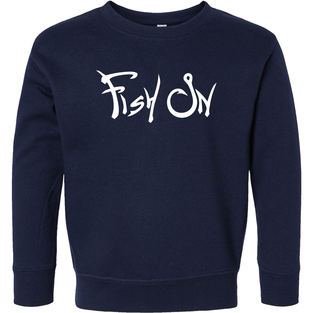 Fish On Kids Crew Neck Sweatshirt