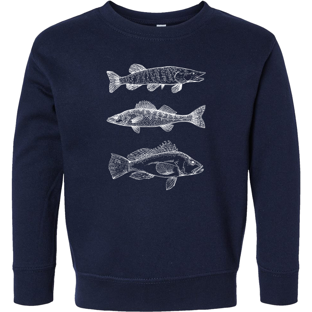 Midwest Fish Kids Crew Neck Sweatshirt