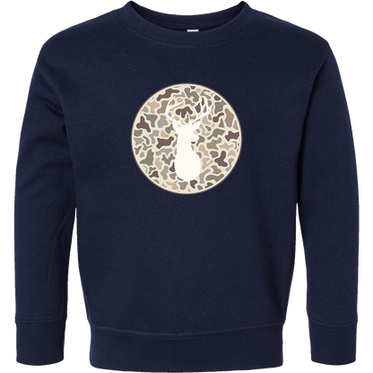 Whitetail Toddler Crew Neck Sweatshirt