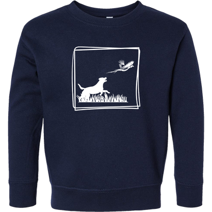Pheasant Flush Kids Crew Neck Sweatshirt