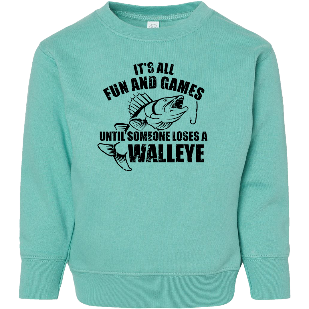 Walleye Games Kids Crew Neck Sweatshirt