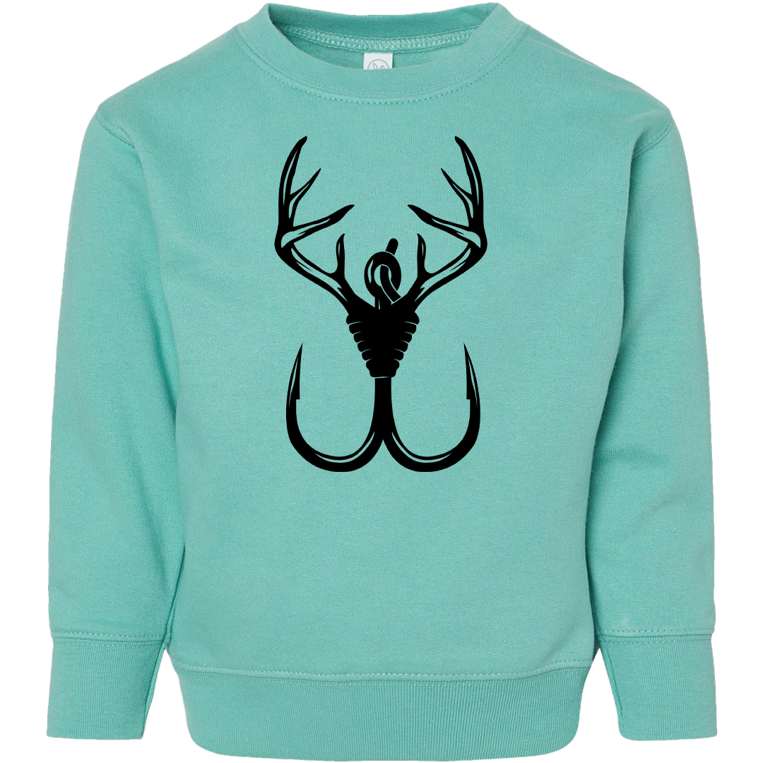 Antler Hook Kids Crew Neck Sweatshirt