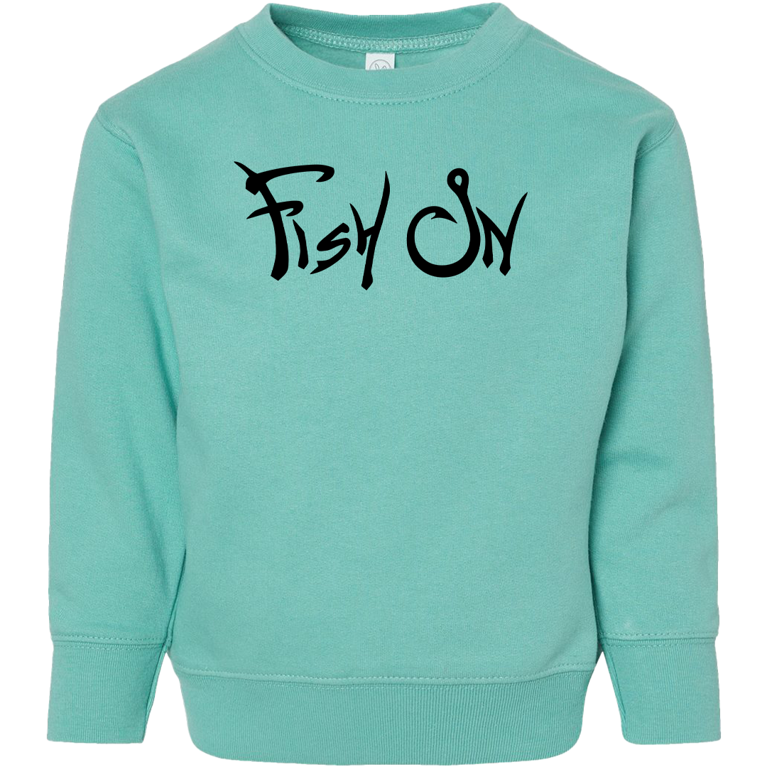 Fish On Kids Crew Neck Sweatshirt