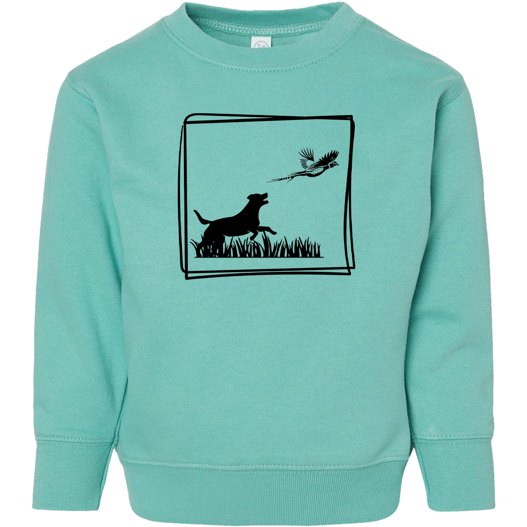 Pheasant Flush Kids Crew Neck Sweatshirt