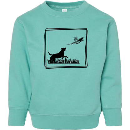 Pheasant Flush Kids Crew Neck Sweatshirt