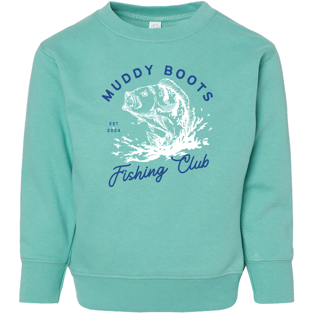 MB Fishing Club Kids Crew Neck Sweatshirt