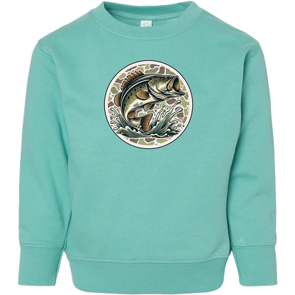 Jumping Bass Kids Crew Neck Sweatshirt