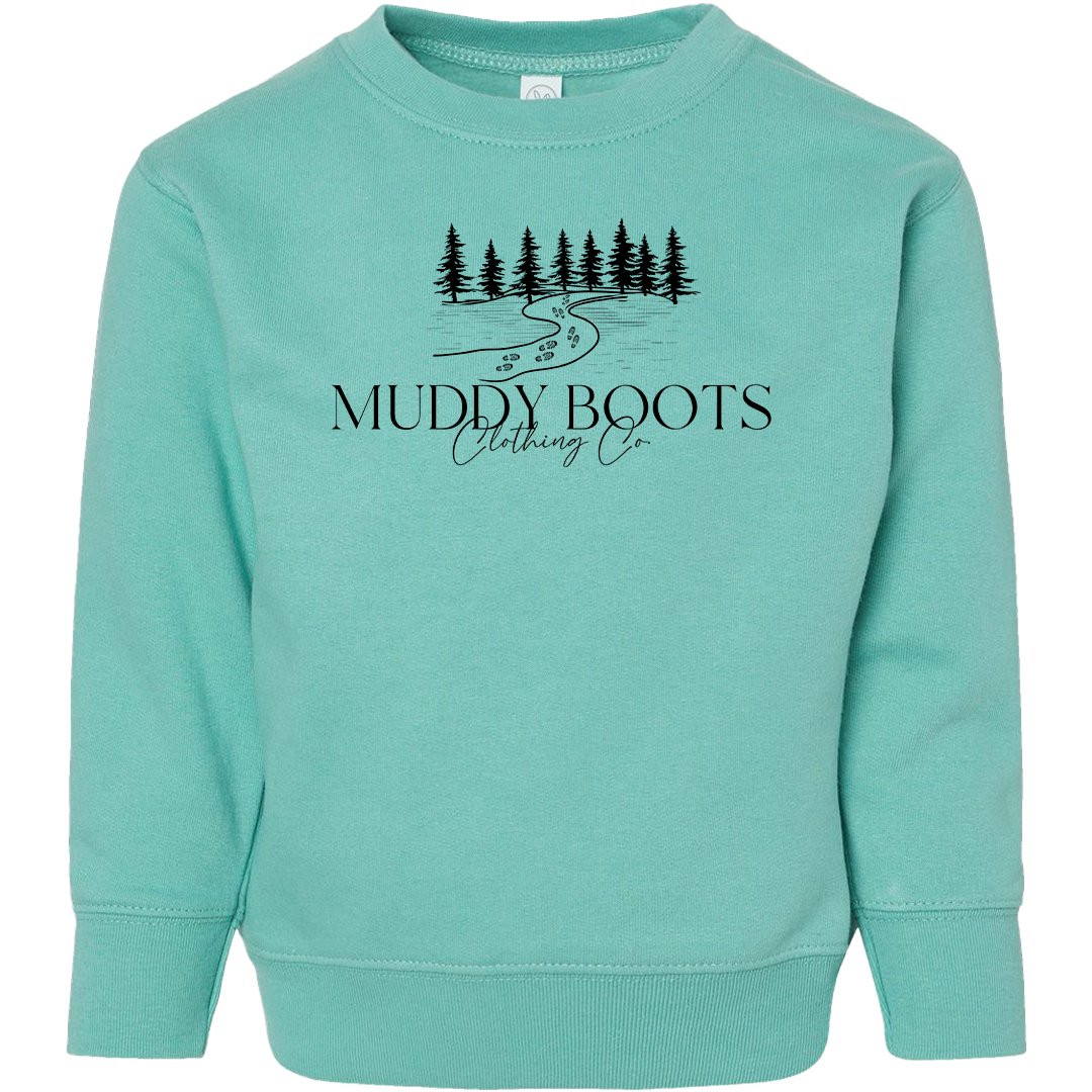 Muddy Boots Toddler Crew Neck Sweatshirt