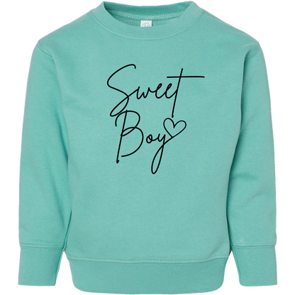Sweet Boy Kids Crew Neck Sweatshirt