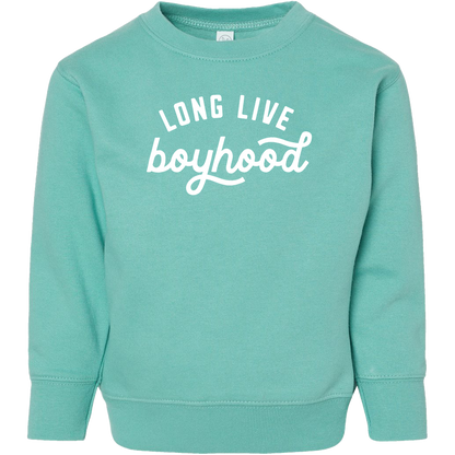 Long Live Boyhood Kids Crew Neck Sweatshirt