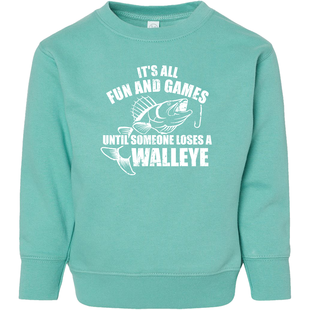 Walleye Games Kids Crew Neck Sweatshirt