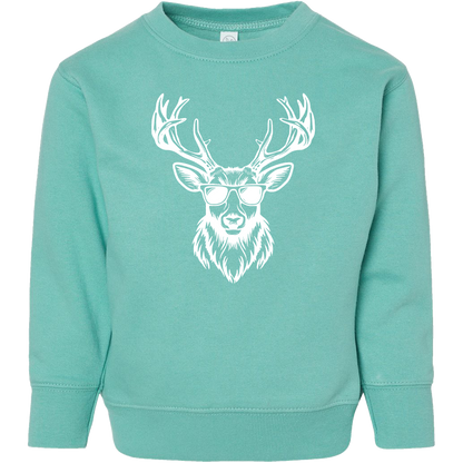 Cool Deer Kids Crew Neck Sweatshirt