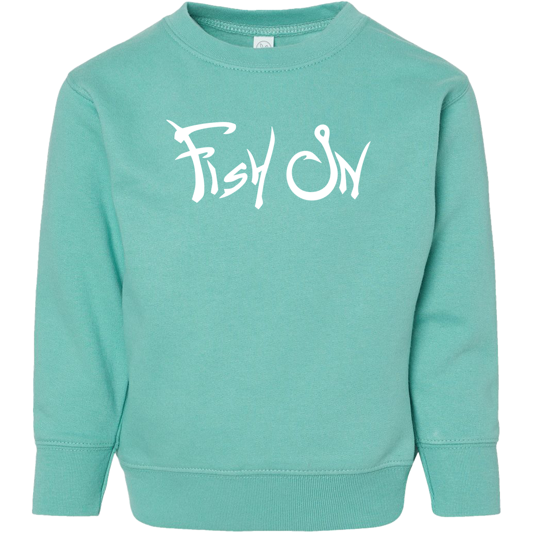 Fish On Kids Crew Neck Sweatshirt