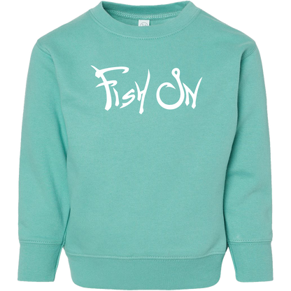 Fish On Kids Crew Neck Sweatshirt