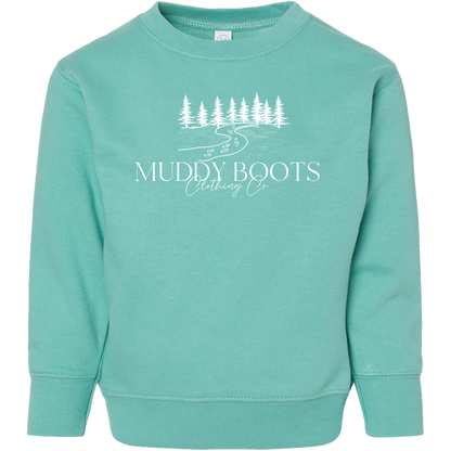 Muddy Boots Toddler Crew Neck Sweatshirt