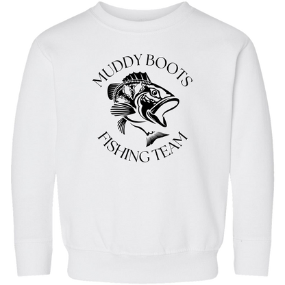 Fishing Team Toddler Crew Neck Sweatshirt