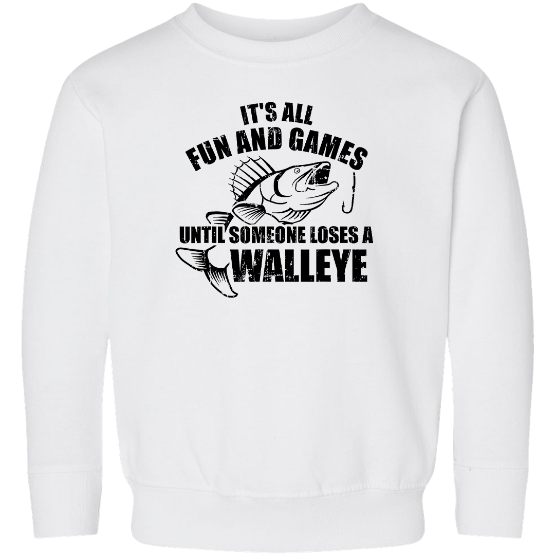 Walleye Games Toddler Crew Neck Sweatshirt