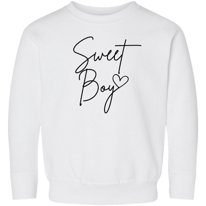Sweet Boy Toddler Crew Neck Sweatshirt