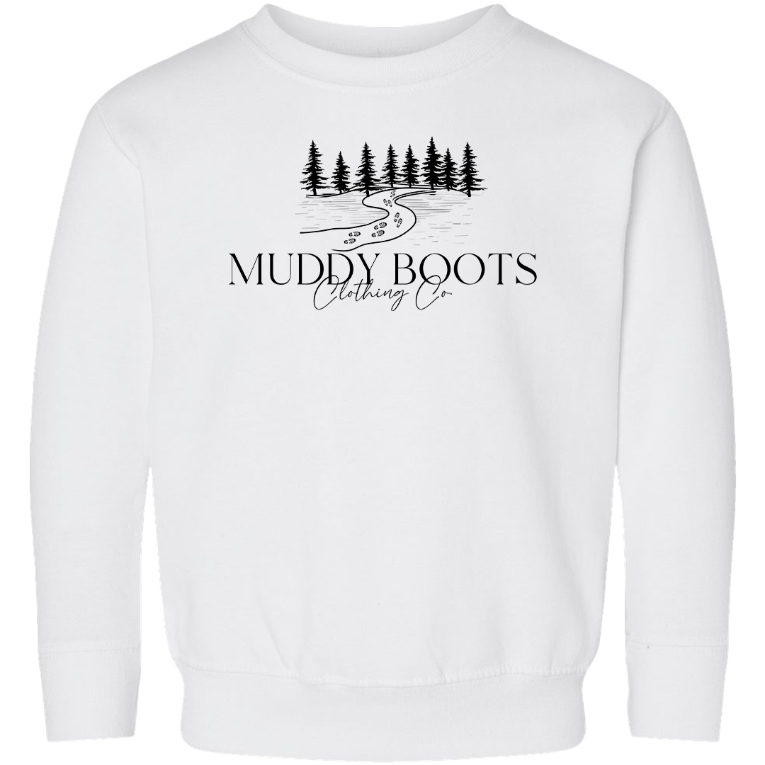 Muddy Boots Toddler Crew Neck Sweatshirt