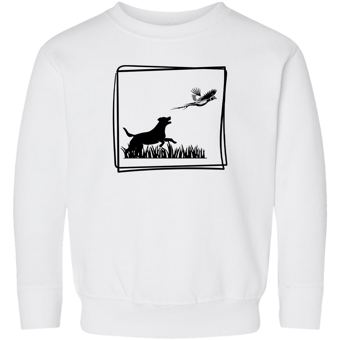 Pheasant Flush Toddler Crew Neck Sweatshirt