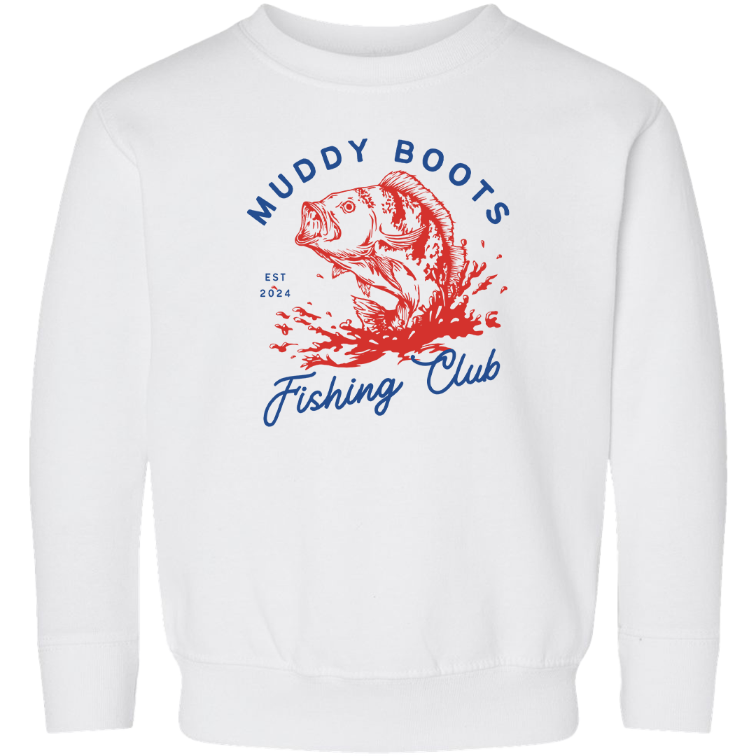 MB Fishing Club Toddler Crew Neck Sweatshirt