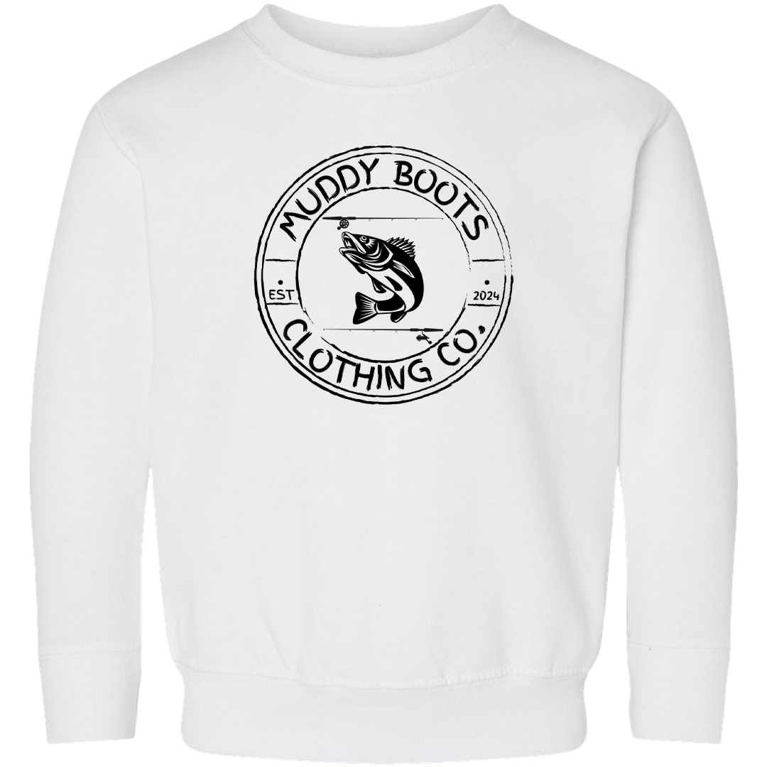 Rod Bending Toddler Crew Neck Sweatshirt