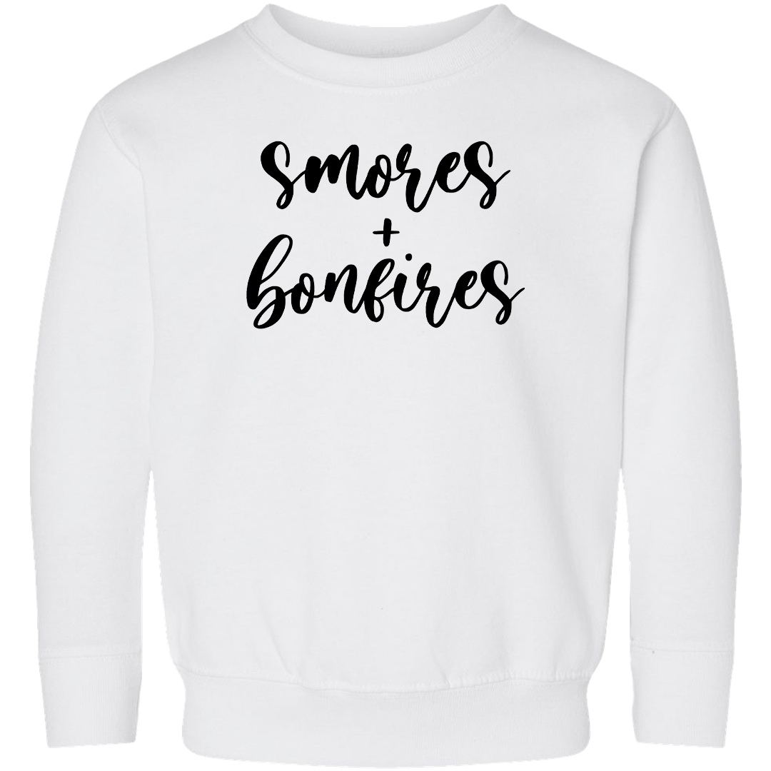 S'mores and Bonfires Toddler Crew Neck Sweatshirt