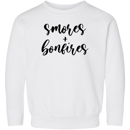 S'mores and Bonfires Toddler Crew Neck Sweatshirt