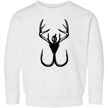 Antler Hook Toddler Crew Neck Sweatshirt