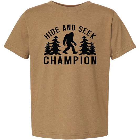 Hide and Seek Sasquatch Toddler Tee