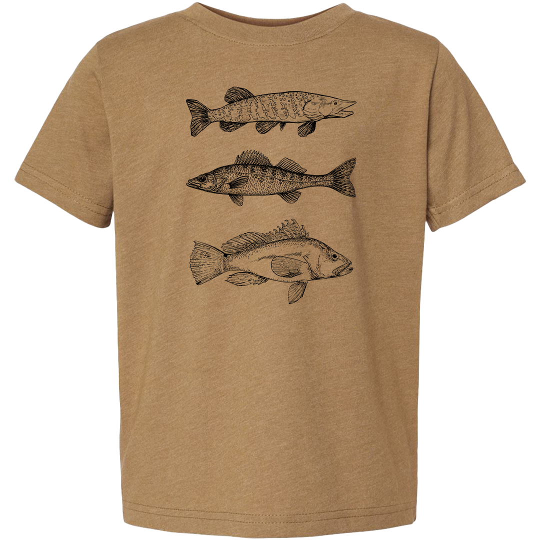 Midwest Fish Toddler Tee