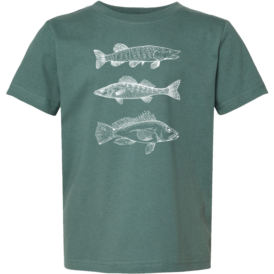 Midwest Fish Toddler Tee