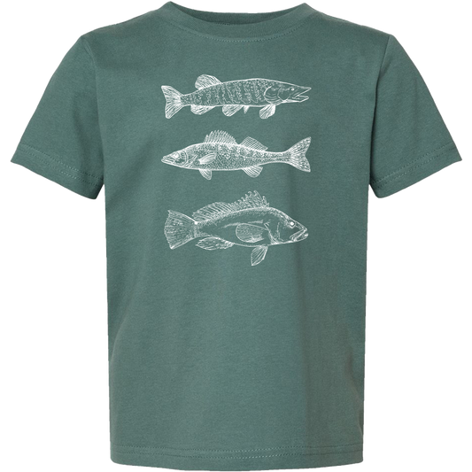 Midwest Fish Toddler Tee