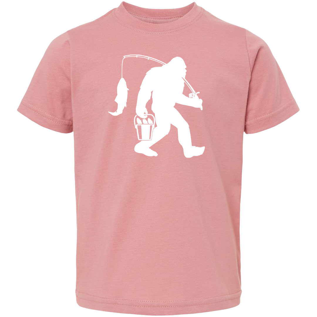 Fishing Sasquatch Toddler Tee
