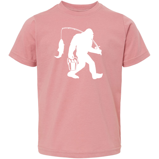 Fishing Sasquatch Toddler Tee