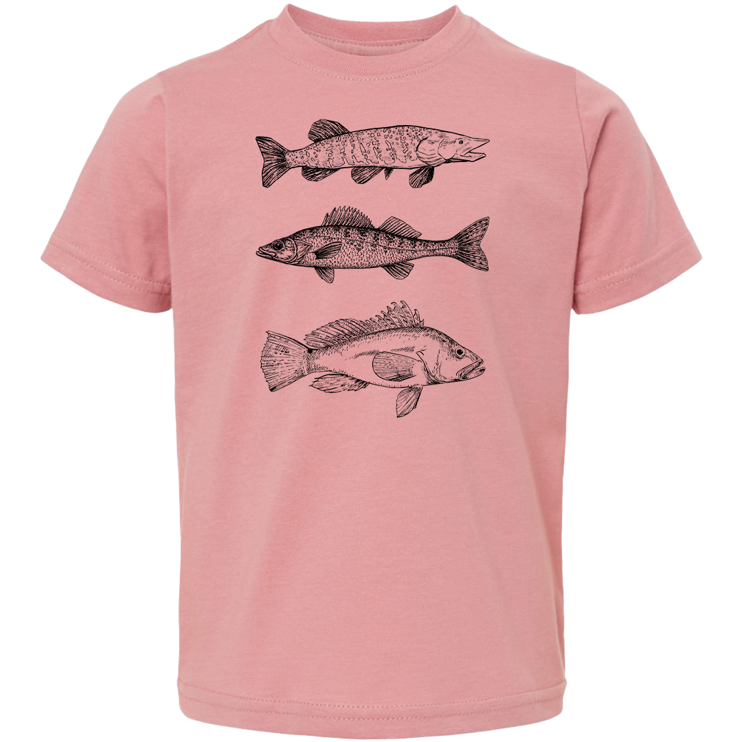 Midwest Fish Toddler Tee