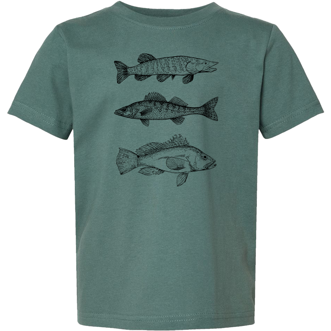 Midwest Fish Toddler Tee