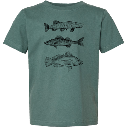 Midwest Fish Toddler Tee