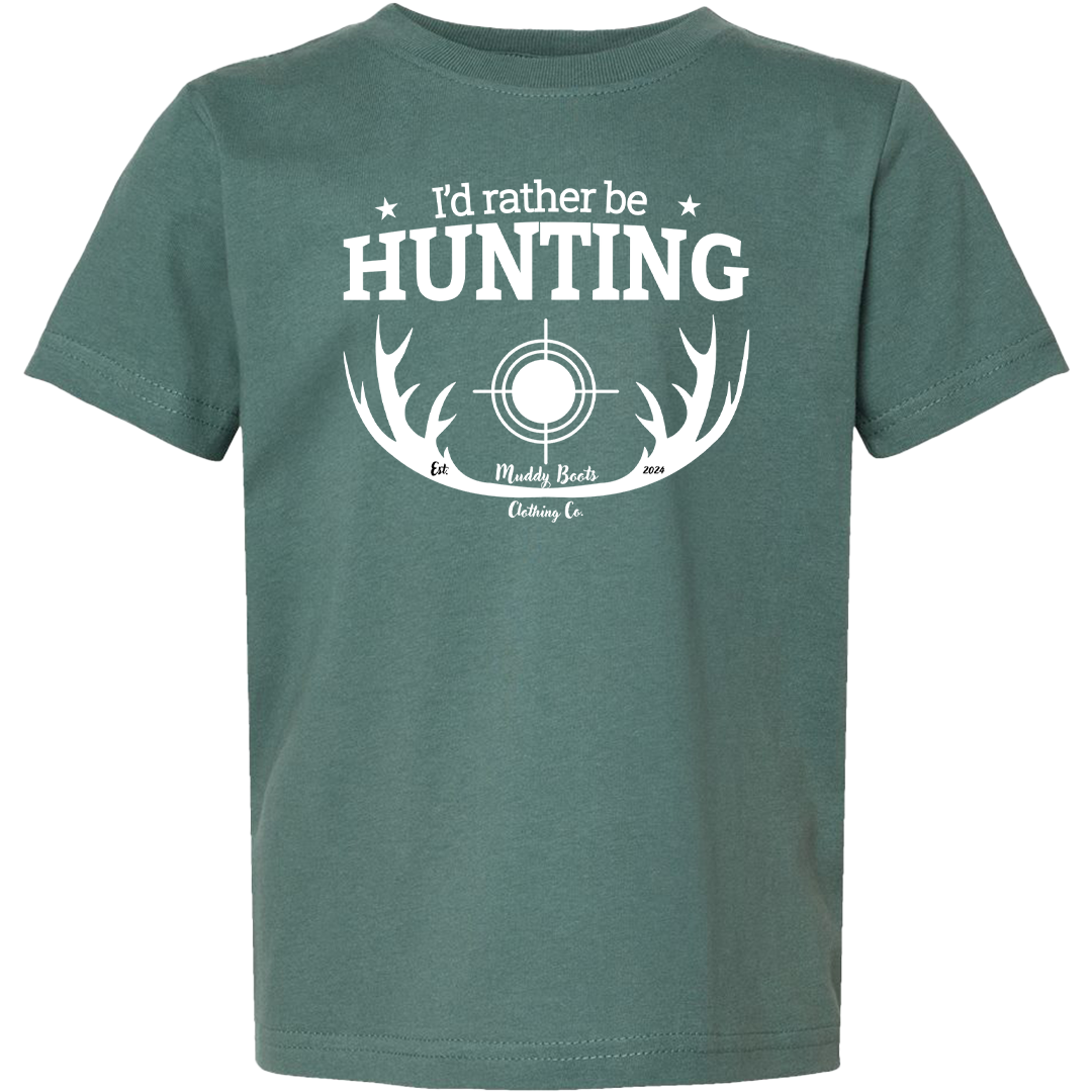 I'd Rather be Hunting Toddler Tee