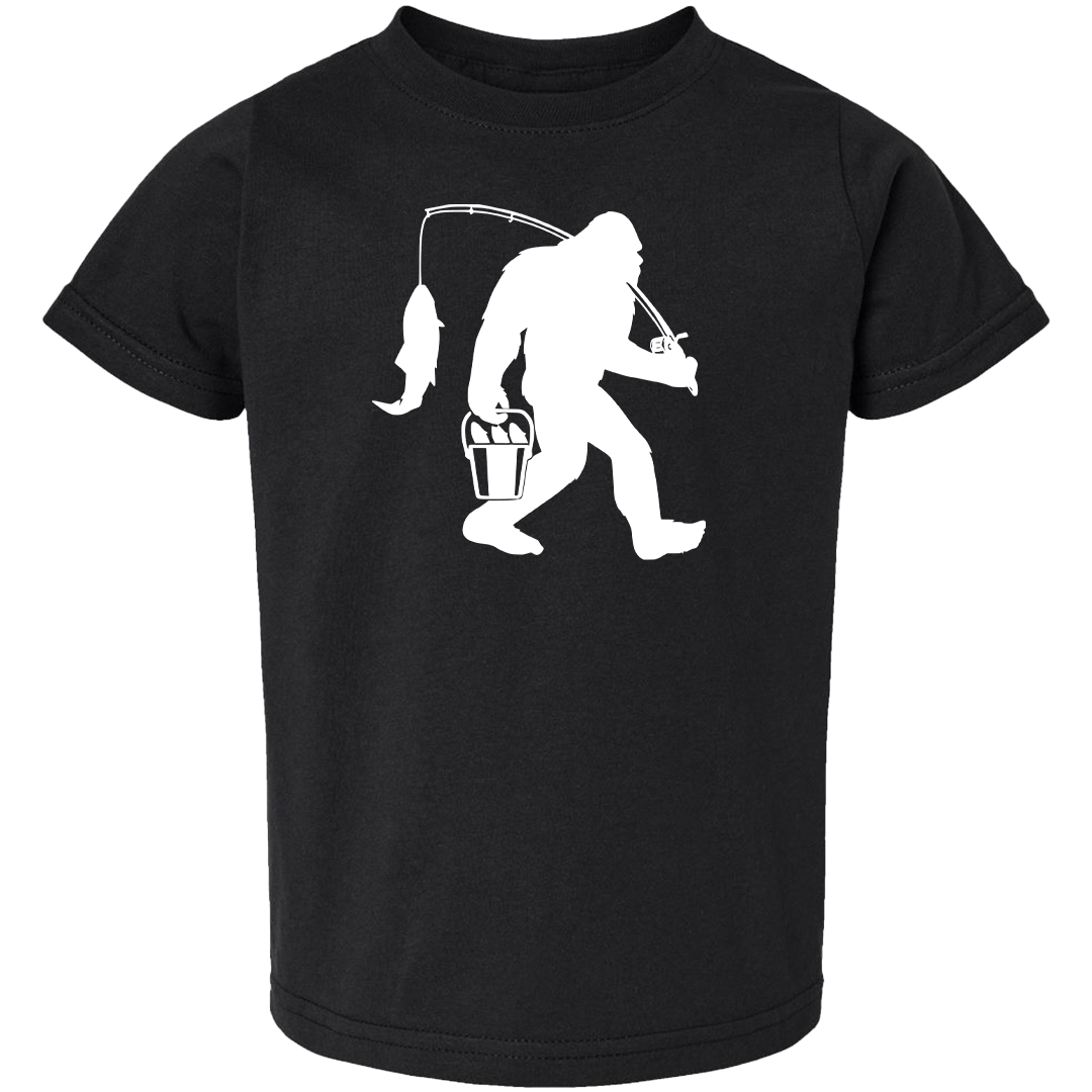 Fishing Sasquatch Toddler Tee
