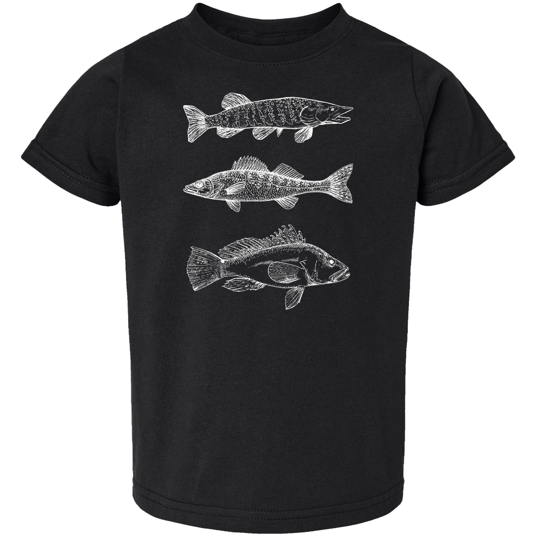Midwest Fish Toddler Tee