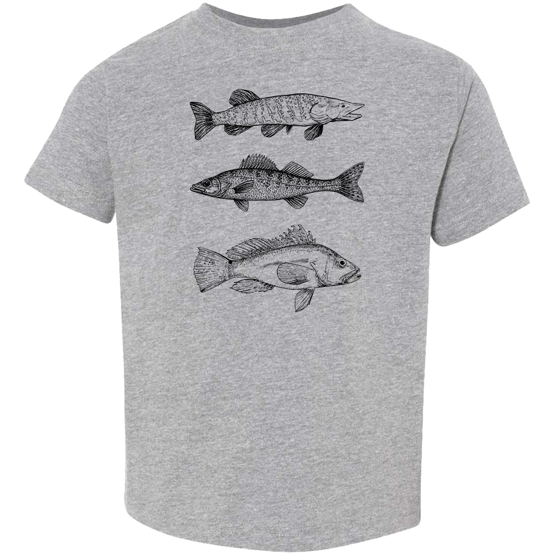Midwest Fish Toddler Tee