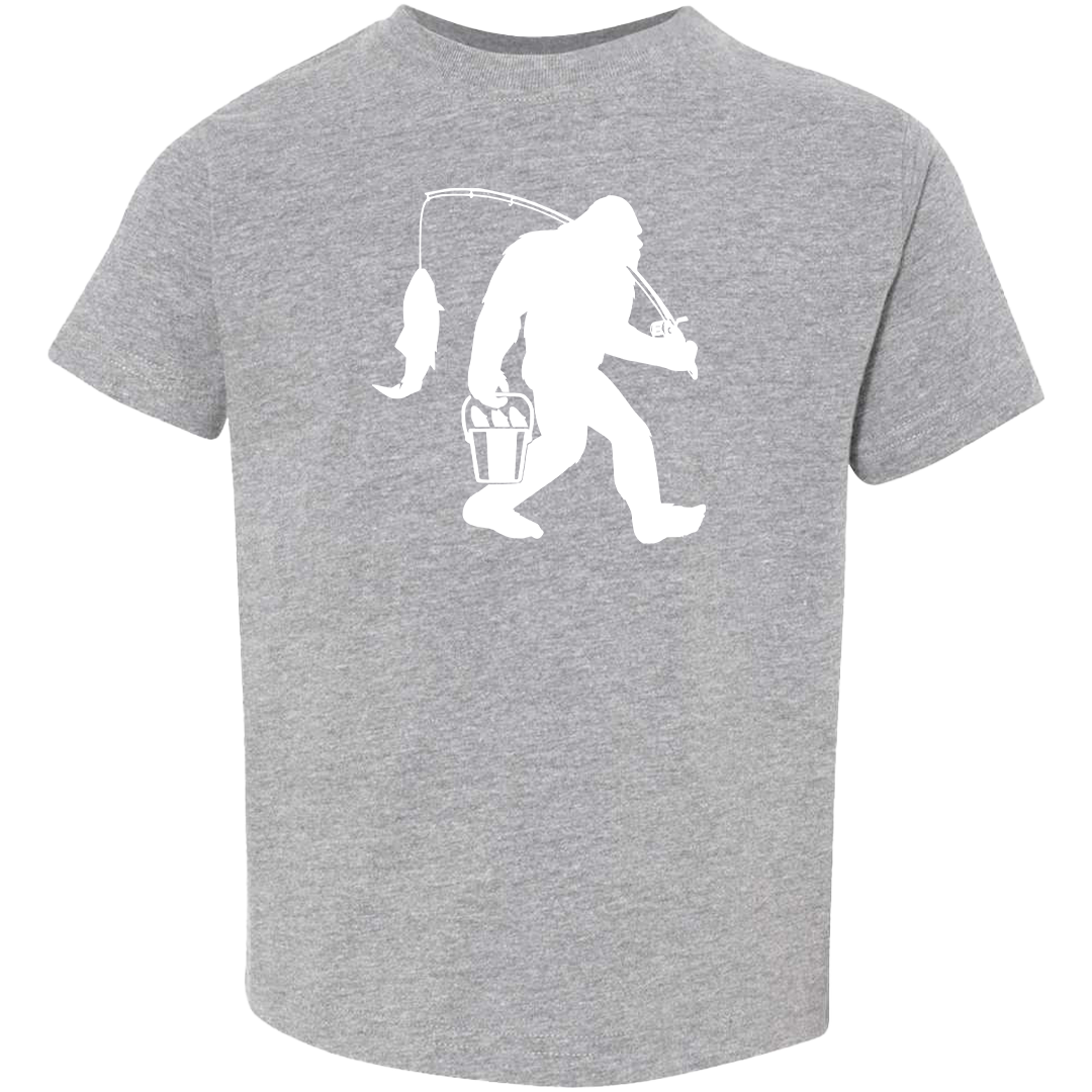 Fishing Sasquatch Toddler Tee
