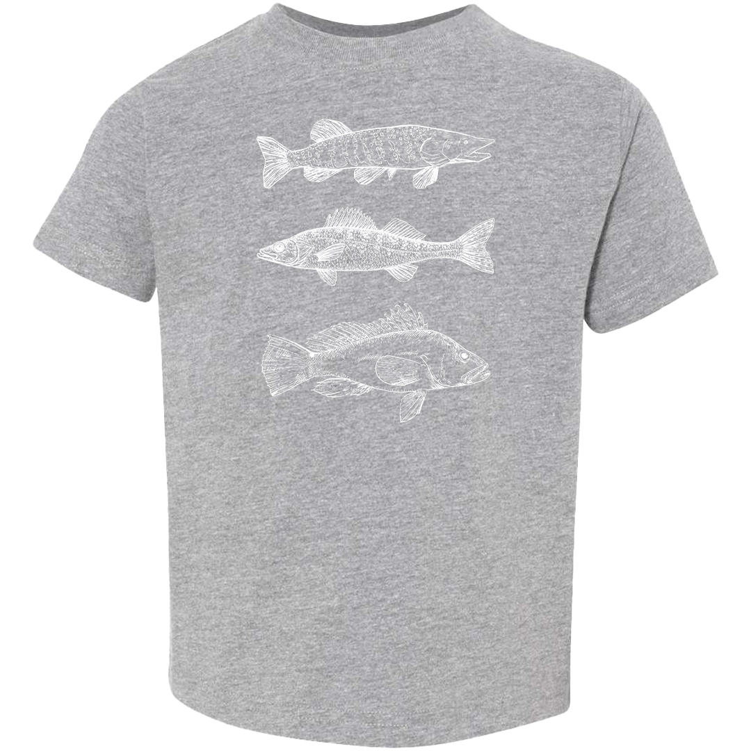 Midwest Fish Toddler Tee
