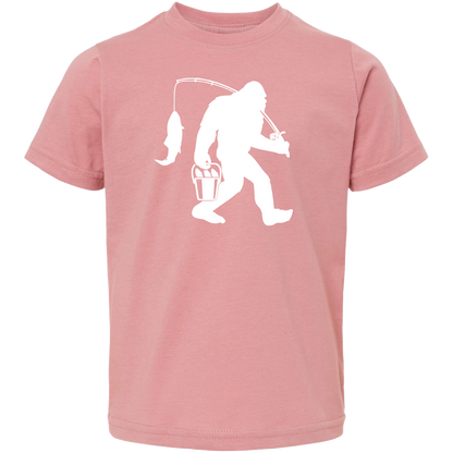 Fishing Sasquatch Toddler Tee