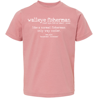 Walleye Fisherman Definition Toddler Tee