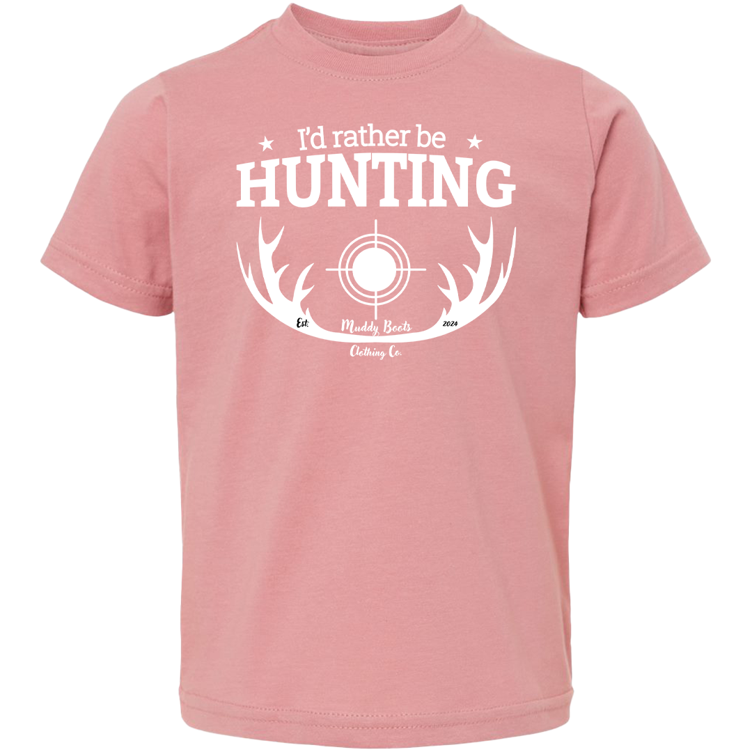 I'd Rather be Hunting Toddler Tee